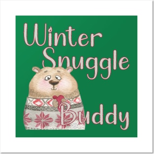 Winter Snuggle Buddy Posters and Art